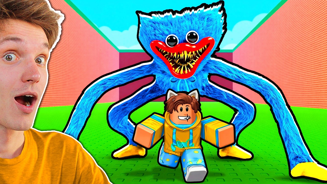 ХАГИ ВАГИ НАПАЛ НА МЕНЯ В СБЕГИ ОТ ЦУНАМИ В РОБЛОКС Escape Tsunami Roblox