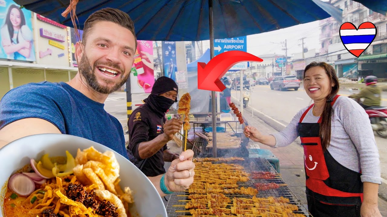 ВОТ ЧТО ЕДЯТ МЕСТНЫЕ ЖИТЕЛИ В ЧИАНГМАЕ! 🇹🇭 Тур с завтраками, где подают уличную еду