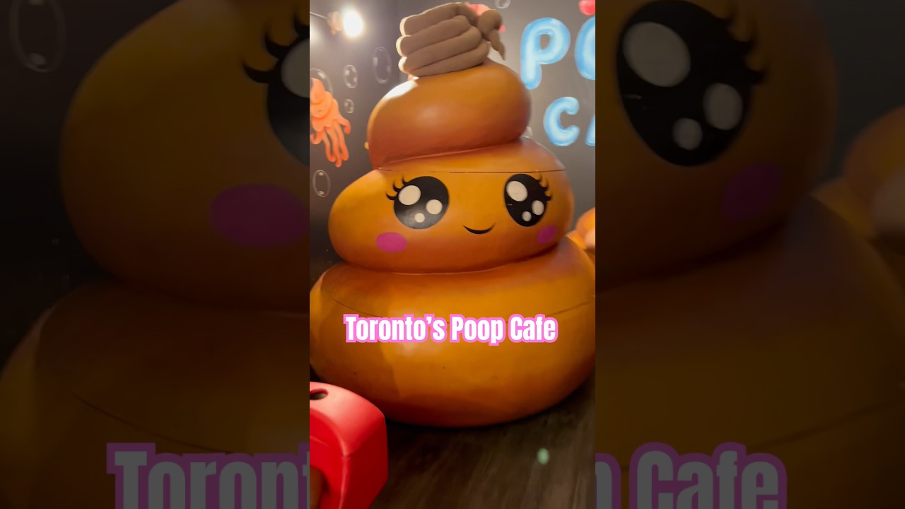 I Went To Toronto&rsquo;s Poop Themed Cafe *so cute & funny* #toronto #poop #cafe #dessert #cute