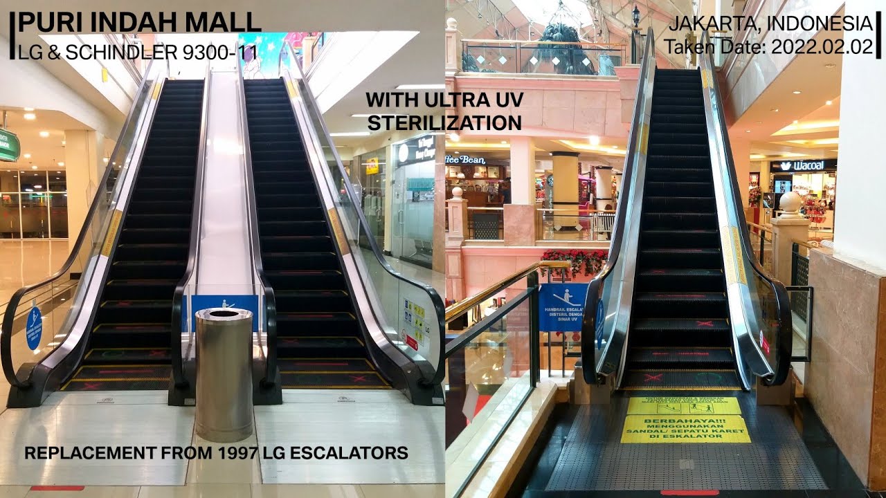 LG and Schindler Escalators at Puri Indah Mall, Jakarta