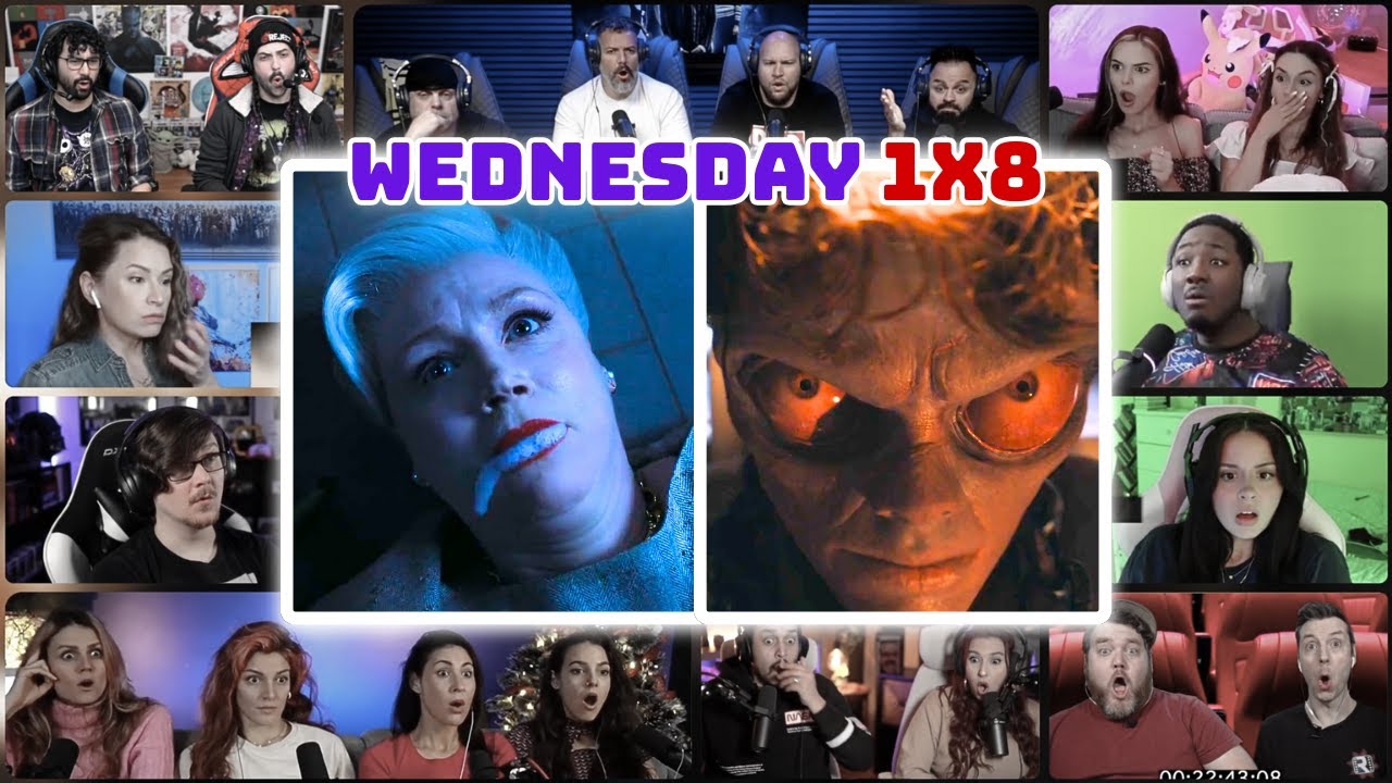 Wednesday 1x8 (Finale) - TV Series Reaction Mashup!