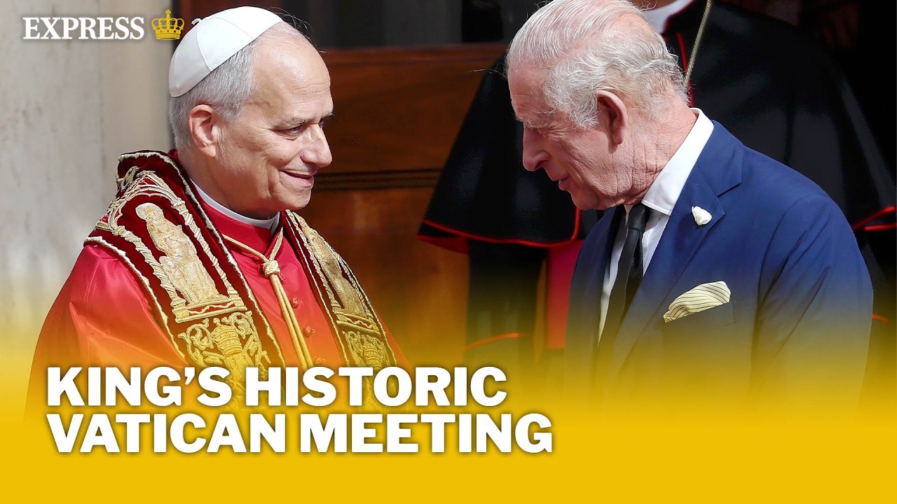 King Charles holds historic joint worship with Pope Leo XIV at the Vatican