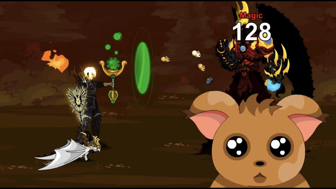 DragonFable - Chaosweaver vs (Wrath of) Wargoth [Hamsters!] (Outdated)