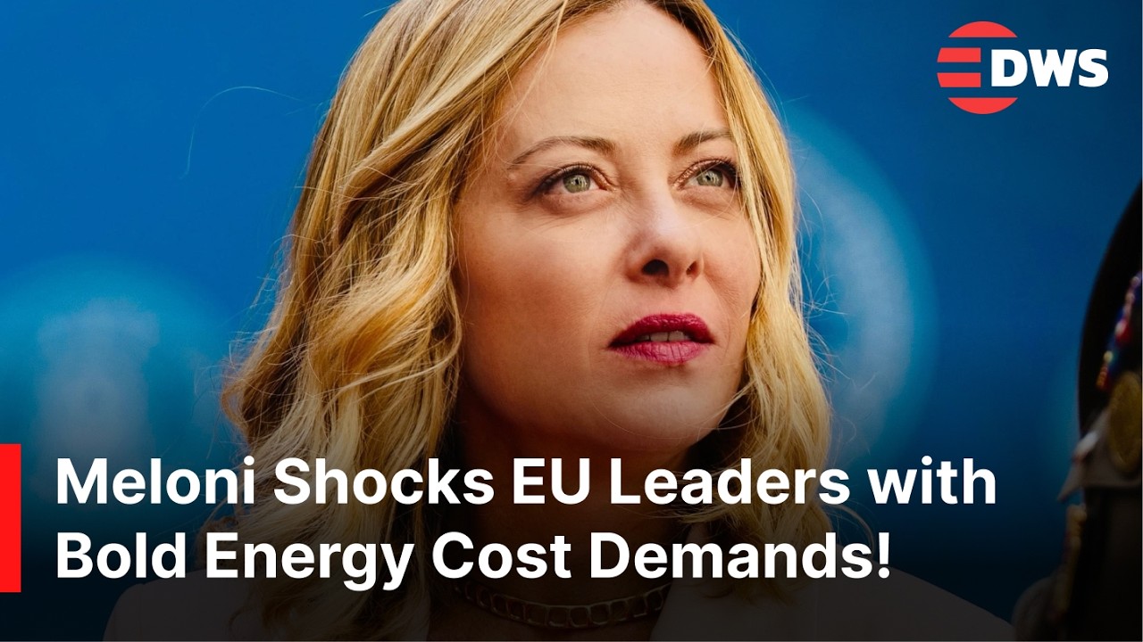 WATCH: Meloni Shocks EU Leaders with Bold Energy Cost Demands & Competitiveness Warning | AC1Z