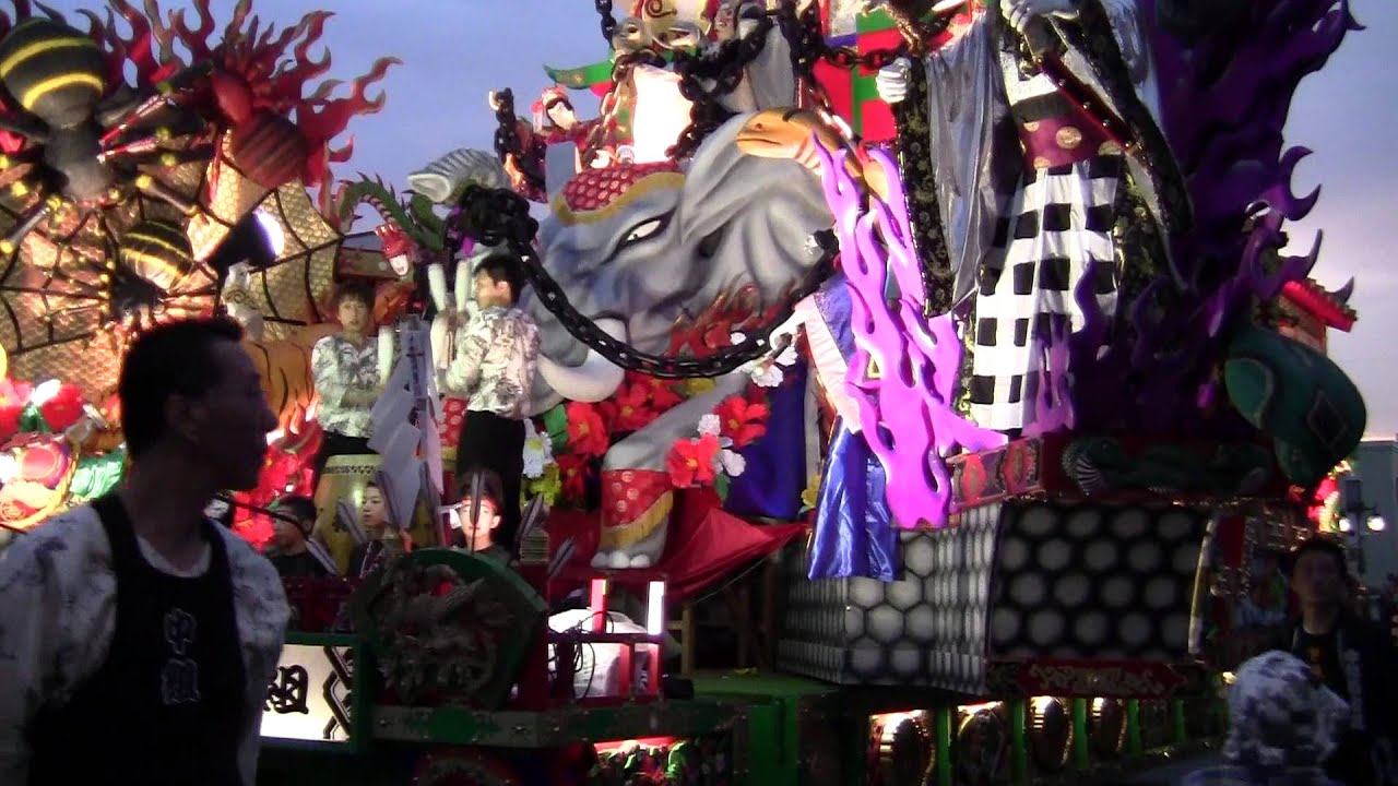 アキちゃん＆夏ばっぱ登場！2013年久慈秋まつり（秋祭り）お通り～岩手県久慈市