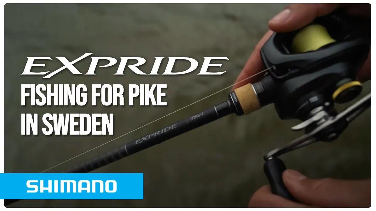 Fishing for Pike in Sweden with the Shimano Expride Casting rod