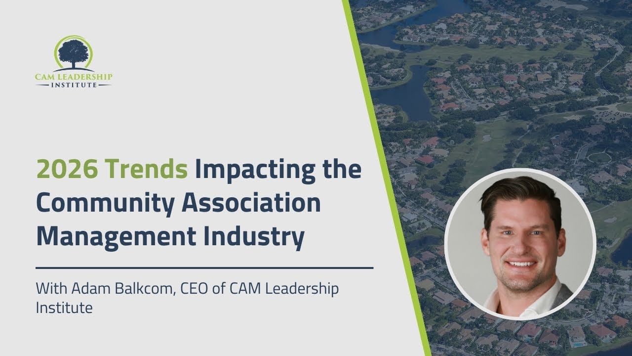 2026 Trends Impacting the Community Association Management Industry