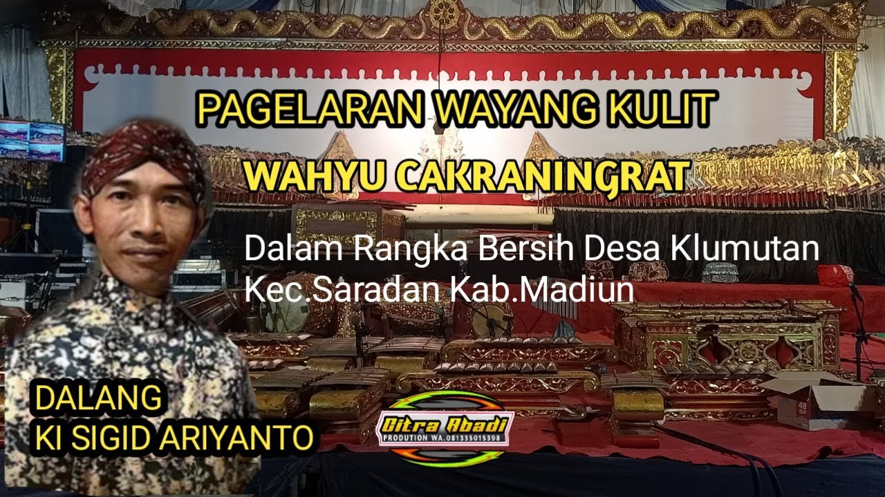 Live Pagelaran Wayang Kulit Dalang Ki Sigid Ariyanto / Dalam Rangka Bersih Desa Klumutan Kec.Saradan