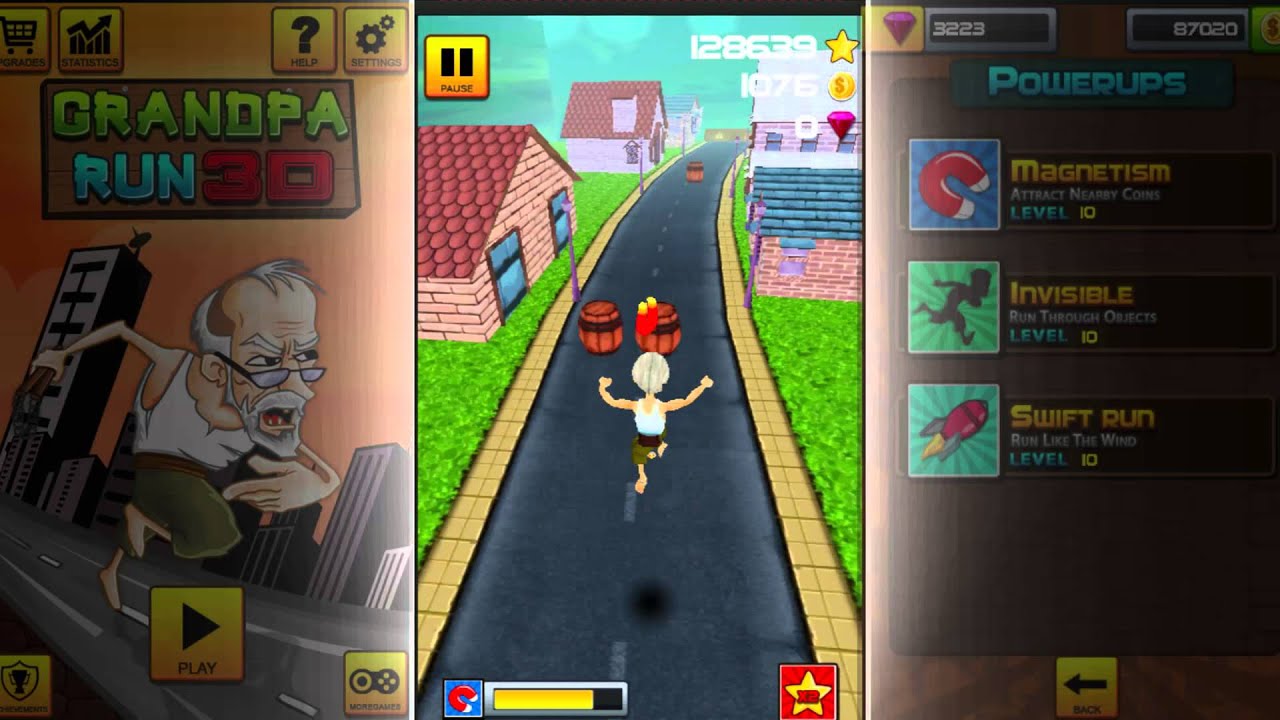 Grandpa Run 3D Official Trailer