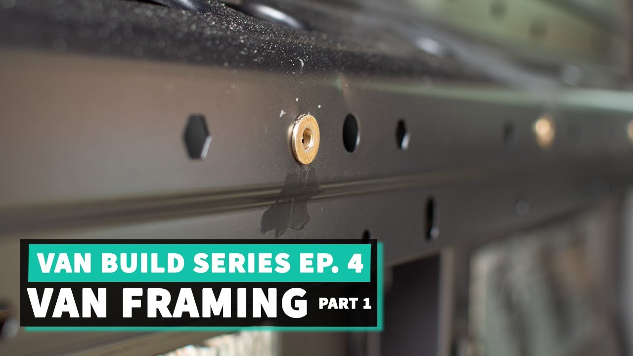 Framing a Van + Plus Nuts + Floating Bed Frame Part 1 //Ep. 4 DIY VAN BUILD