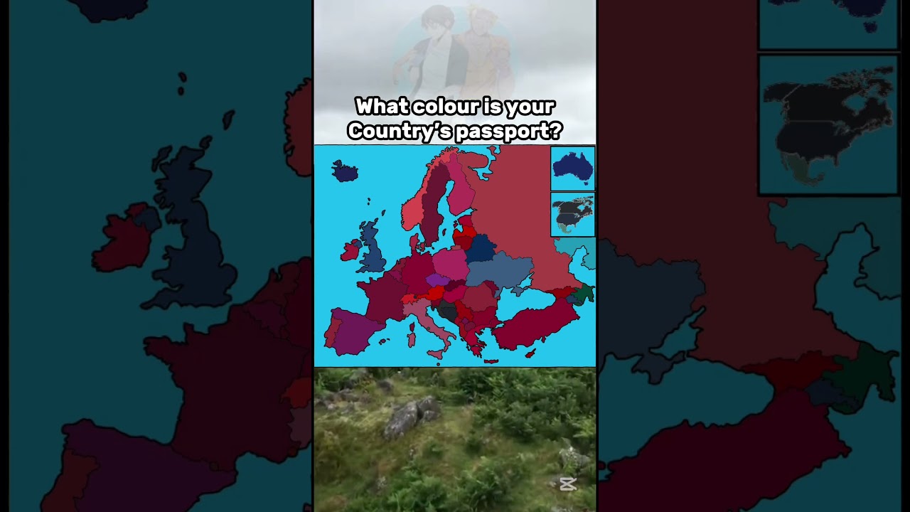 What colour is your country&rsquo;s passport? #mapping #map #passport #travel #europe #america #data