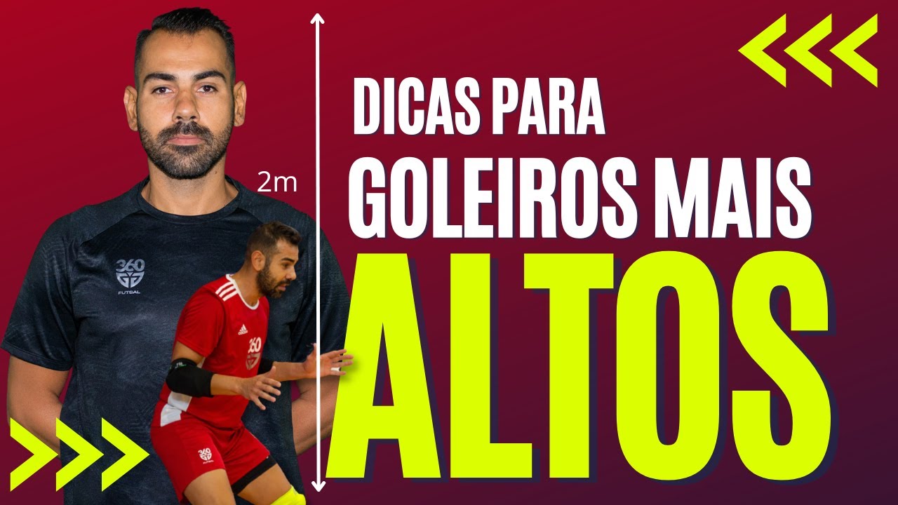 Dicas para GOLEIROS ALTOS no FUTSAL - Isso vai fazer você se destacar #futsal #goleiro #gk