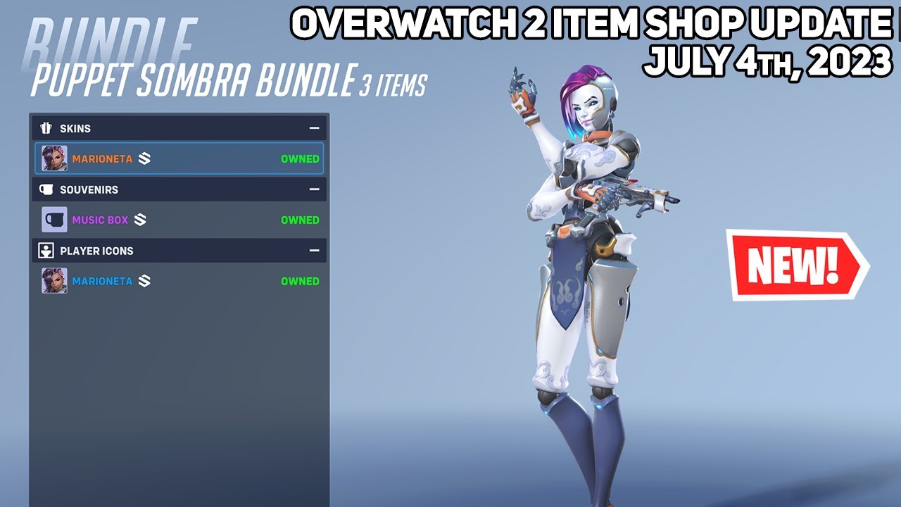 *NEW* SOMBRA & SOUJOURN BUNDLES + *FREE* MEI SKIN! Overwatch 2 Item Shop Update [July 4th, 2023]