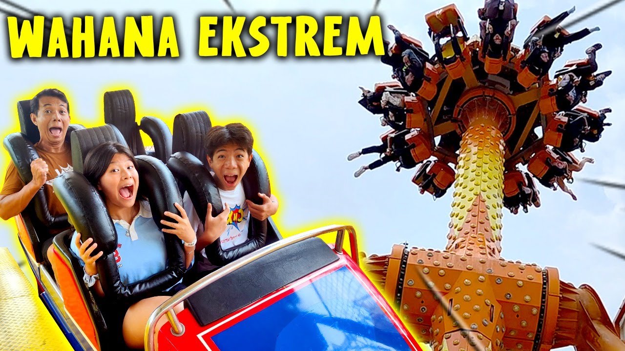 COBAIN SEMUA WAHANA EKSTREM DI JATIM PARK 1, DITANGGUNG MUAL ! CnX Tour De Jawa 12 | Vlog Liburan