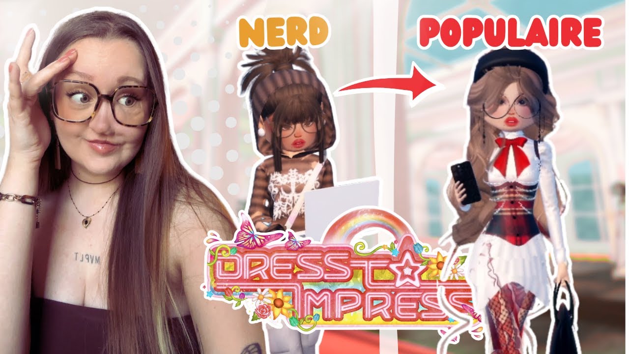 De NERD à POPULAIRE sur Dress to Impress ! (Roblox)