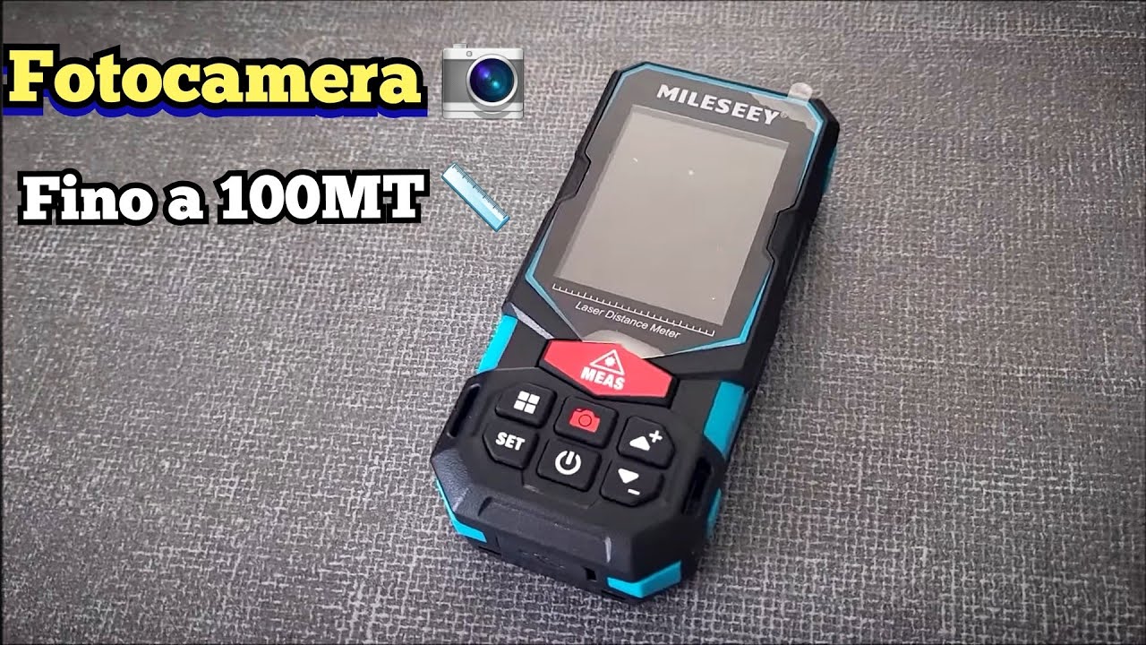 Metro laser con FOTOCAMERA 📸 fino a 100 Mt | Mileseey S7 PRO | meter laser  multifunctional ✔