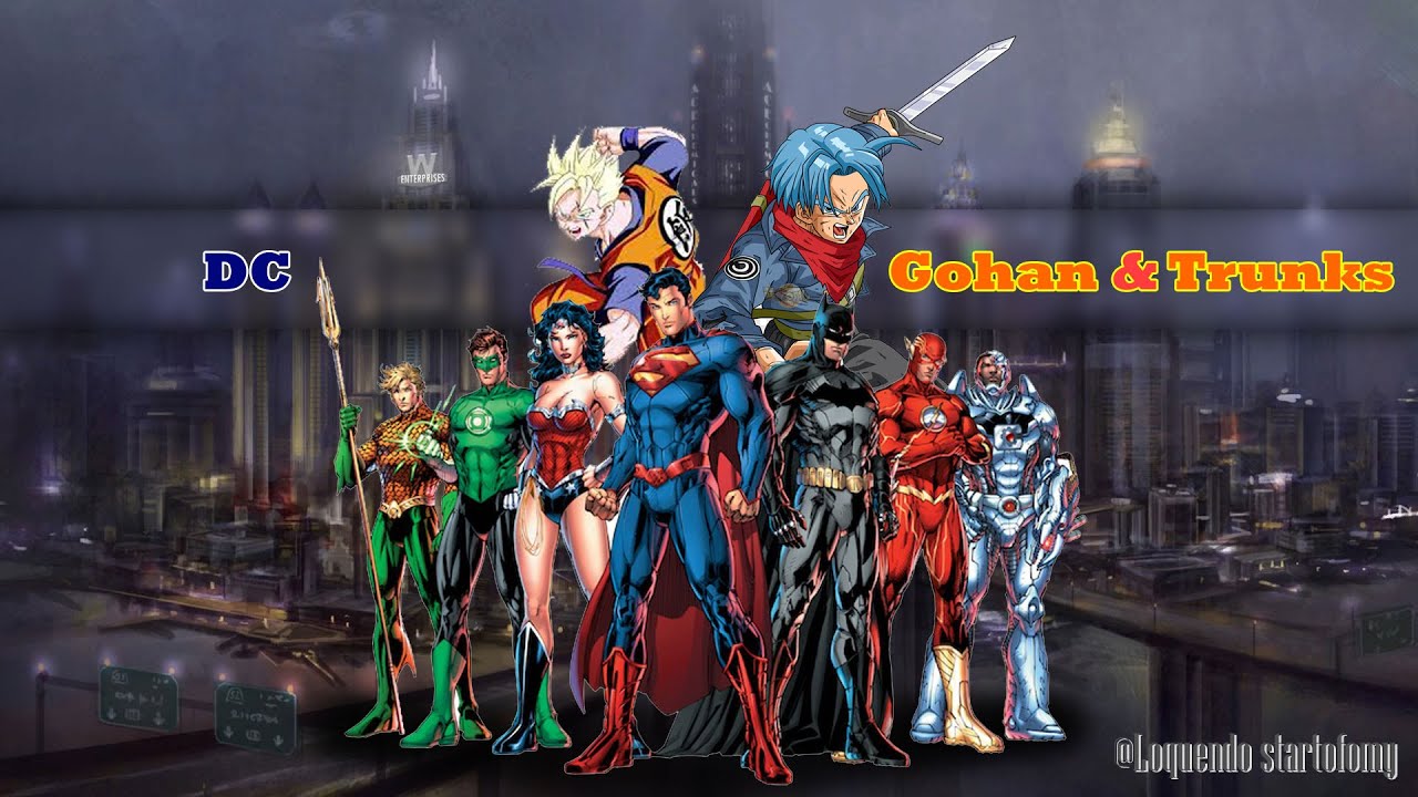 qhps Gohan y Trunks del Futuro iban al universo de DC capitulo 1