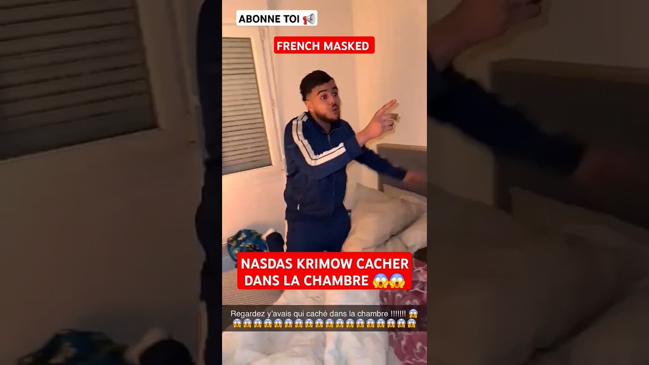 NASDAS KRIMOW CACHER DANS LA CHAMBRE ! #nasdas #nasdasstory #shorts