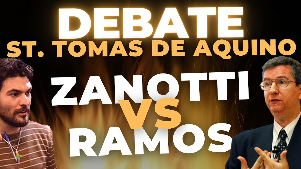 Jonathan Ramos y Gabriel Zanotti (debate sobre Santo Tomás de Aquino)