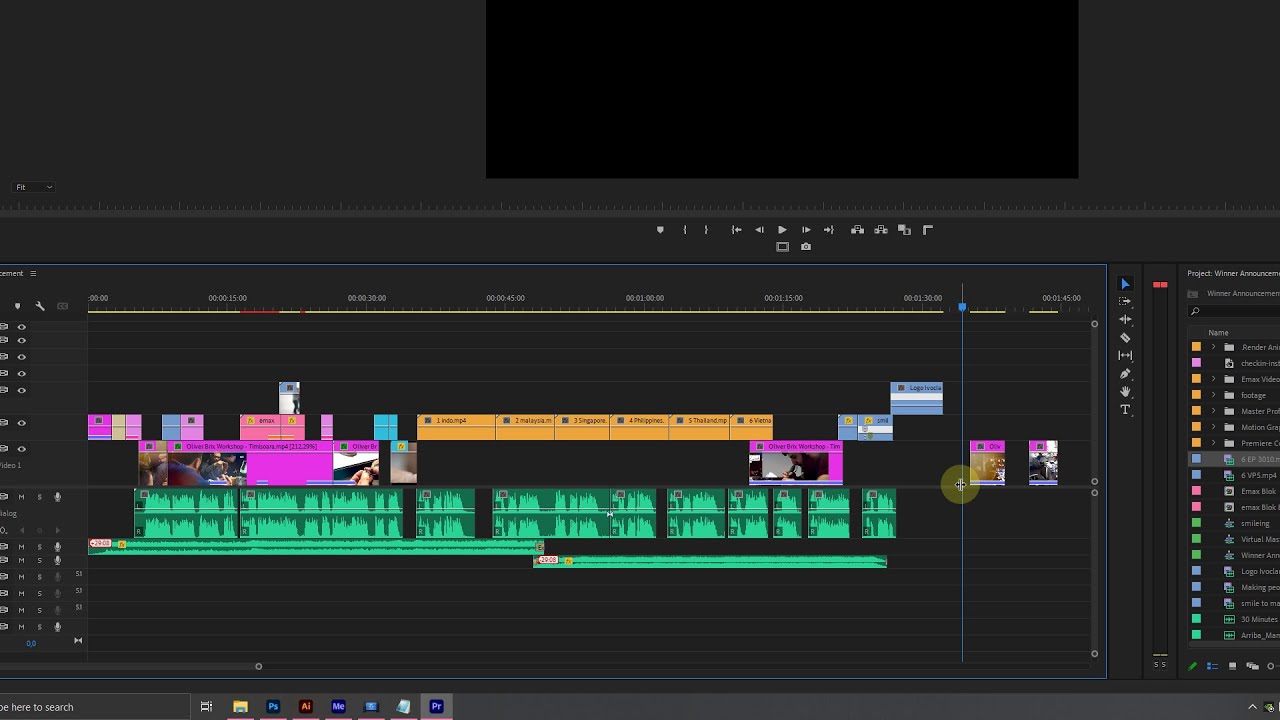 FIX : display the project item name and label color for all instances Premiere Pro 2022 #flaminkgosh