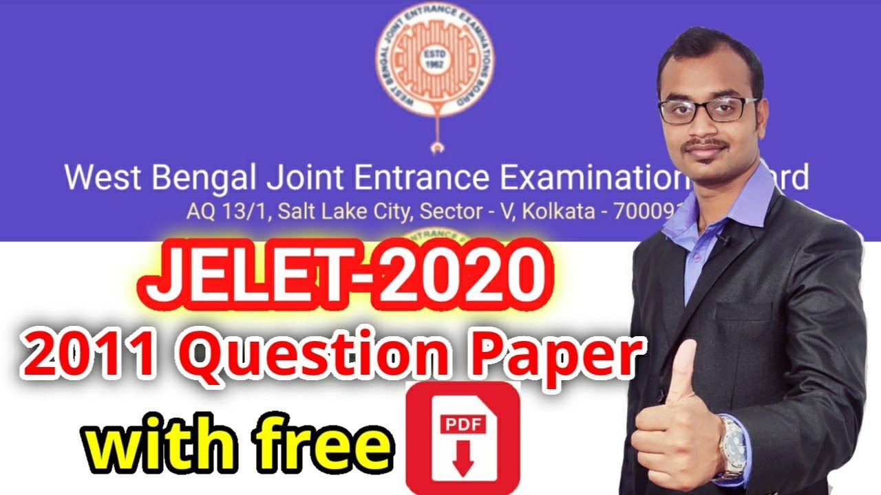 JELET- 2020🔥2011 question paper✅ download free pdf