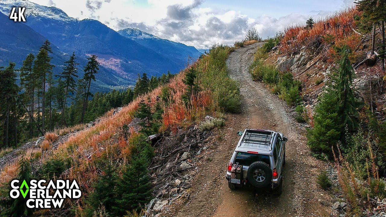 Overlanding to ALPINE RIVER near Whistler BC in 4th gen 4runner and backcountry camping - S3/E1
