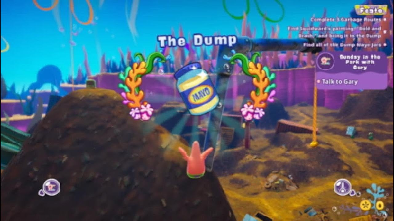 SpongeBob Square Pants Patrick Star Game The Dump Full Mission