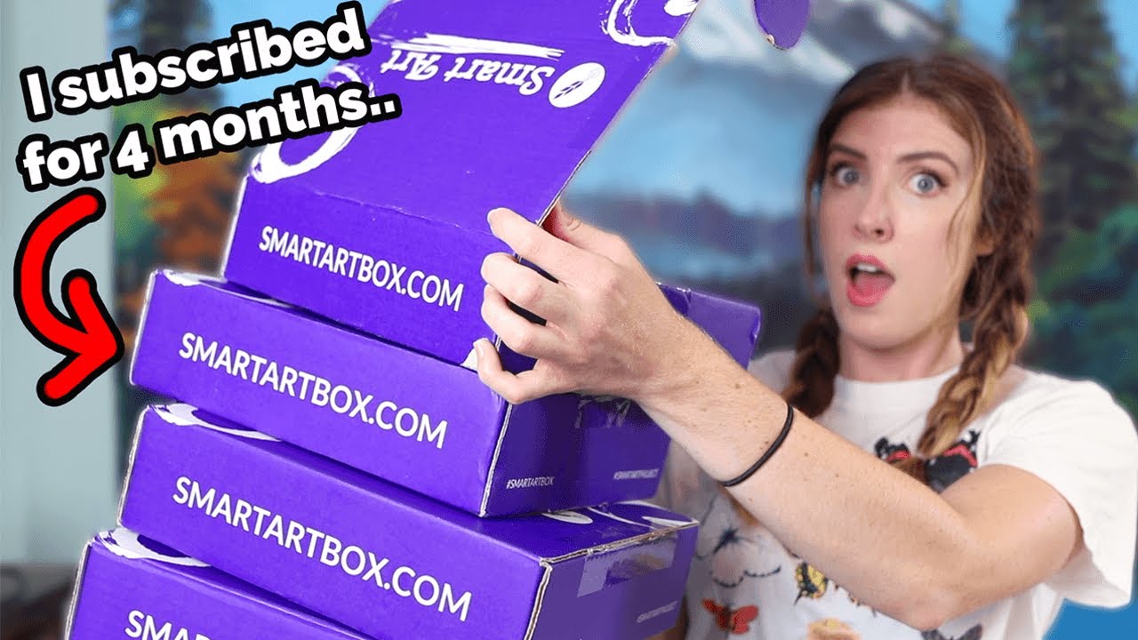 Opening 4 MONTHS Of The SAME ART BOX!