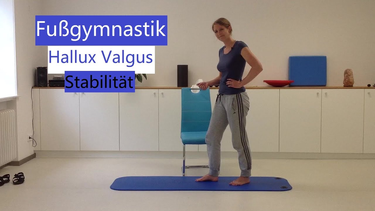 Hallux Valgus? Fuß- oder Knie-Schmerzen? Probiere diese Fußübungen aus! Fußgymnastik für Stabilität