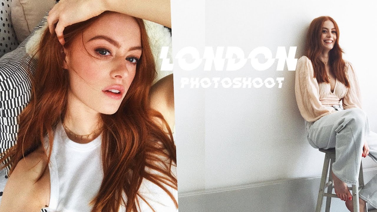 GET READY WITH ME & BEHIND THE SCENES - LONDON SHOOT | MsRosieBea