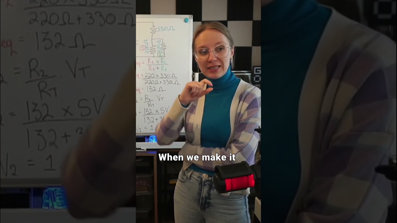 Increasing the Load of a Potential Divider #physics #electronics