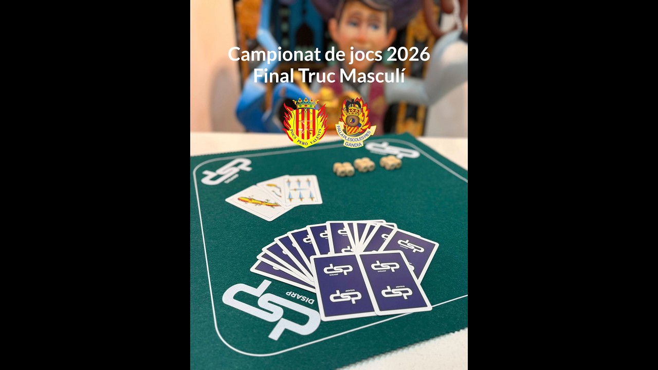 Campionat de jocs 2026 - Final Truc Masculí - Falla Benirredrà -  Falla Escola Pia