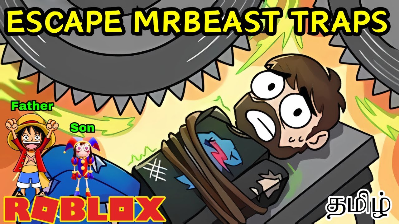Roblox Escape Mr. Beast World's Most Dangerous Traps Tamil Gameplay | Earth Gamer
