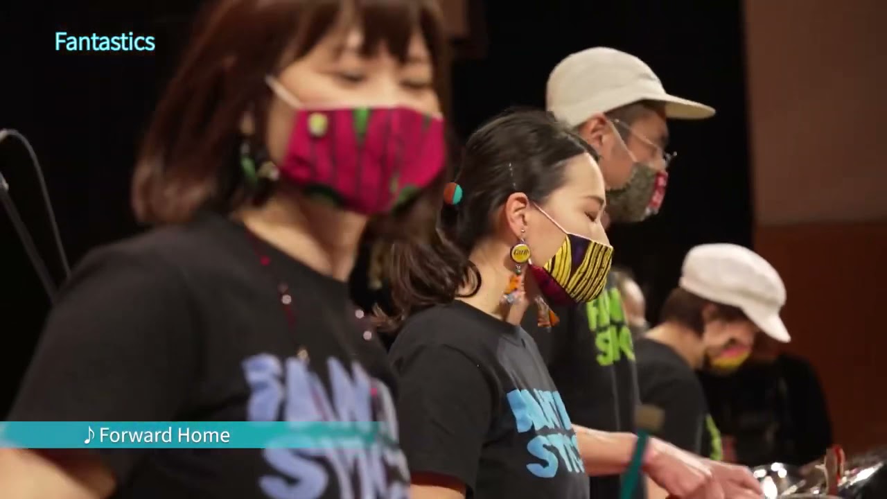 Forward home by Andy Narell/Fantastics steel orchestra, Kobe, Japan