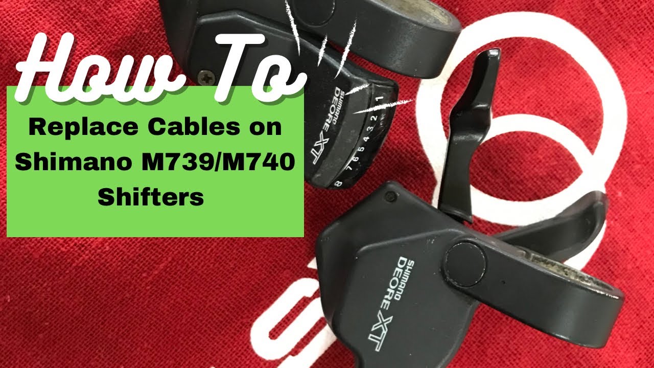 How To Replace A Shifter Cable - Shimano XT M739/M740 3x8 Shifters (Using The Right Tool)
