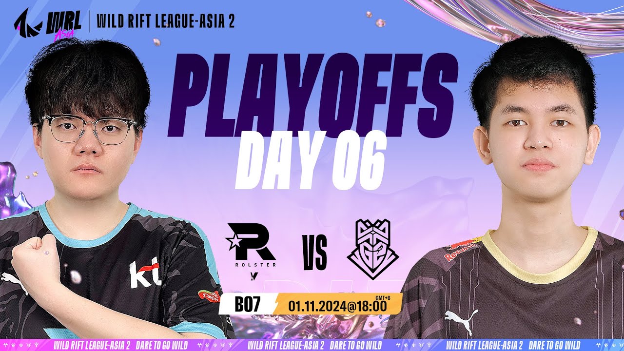 [EN] KT.RY vs G2B - PLAYOFFS STAGE DAY 6 WILD RIFT LEAGUE-ASIA 2 (BO7)