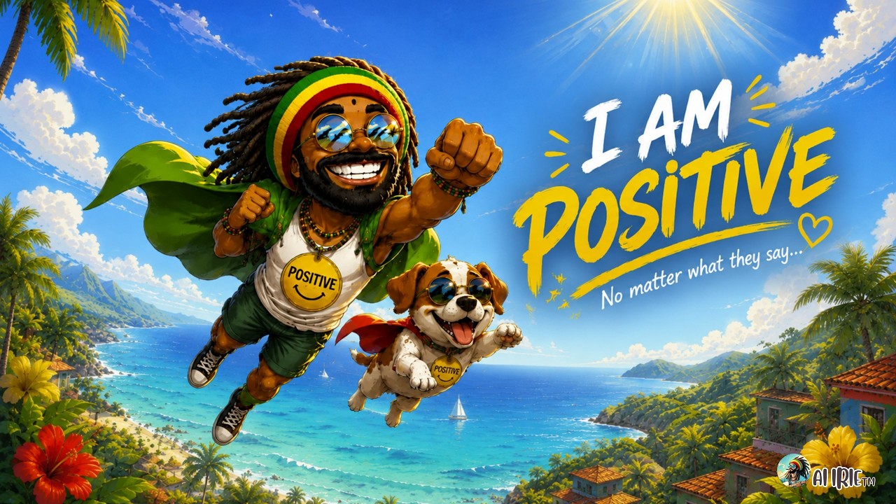 I Am Positive ☀️ Positive Reggae Vibes to Lift Your Day 🌴 | AI IRIE