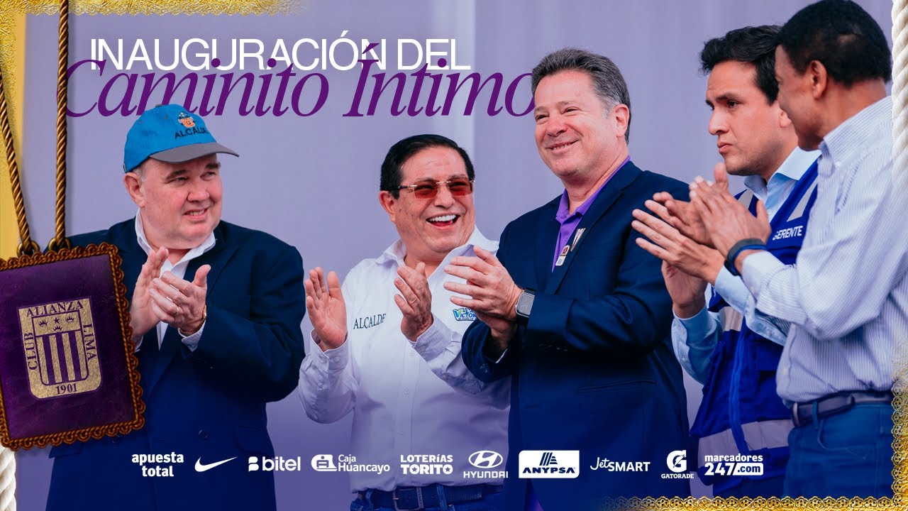 INAUGURACIÓN DEL CAMINITO ÍNTIMO💜🛣️| ALIANZA LIMA TV