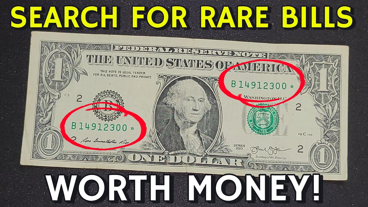 $1 Star Note FOUND 💵 Bank Strap Search for Banknotes Worth Money