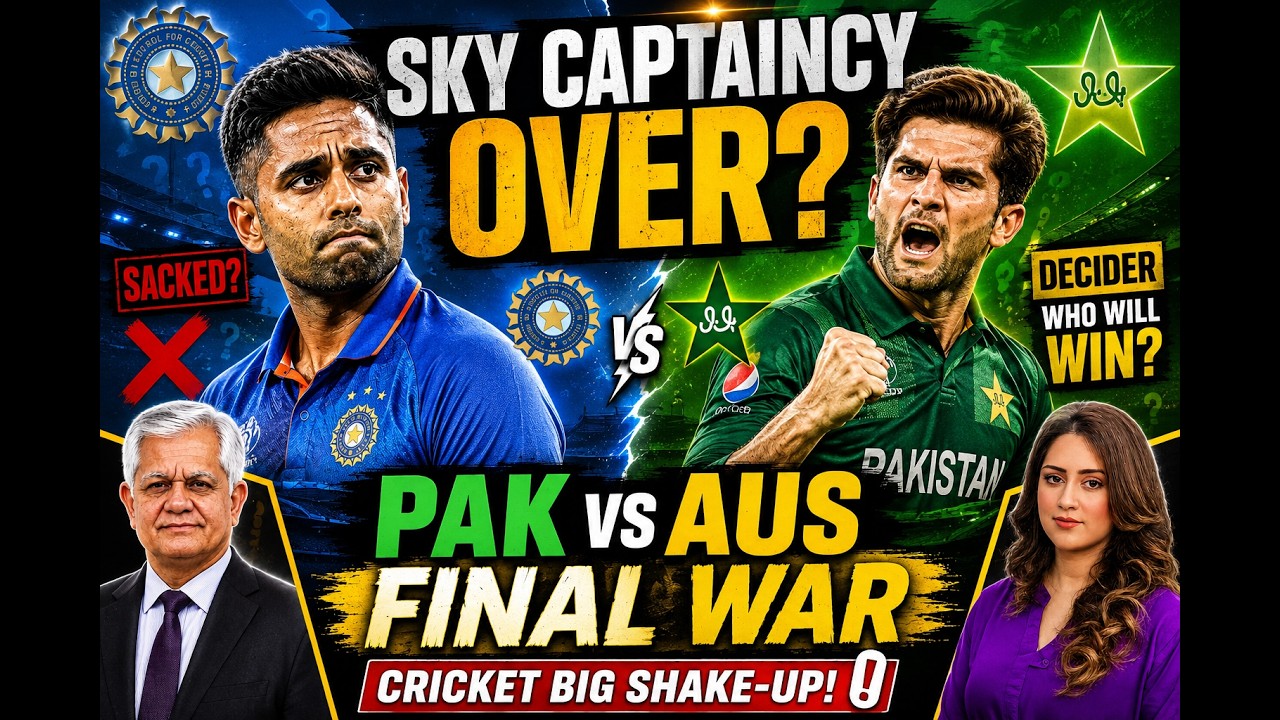 🔴LIVE| Suryakumar Yadav To Be SACKED? Cricket India Big Shake-Up | PAK vs AUS  ODI 3 Decider Battle