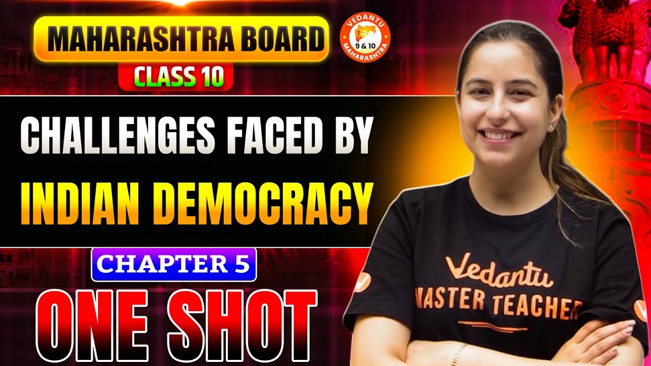 Challenges Faced By Indian Democracy Class 10 One Shot | Political Science Chapter 5 MH Board 2026