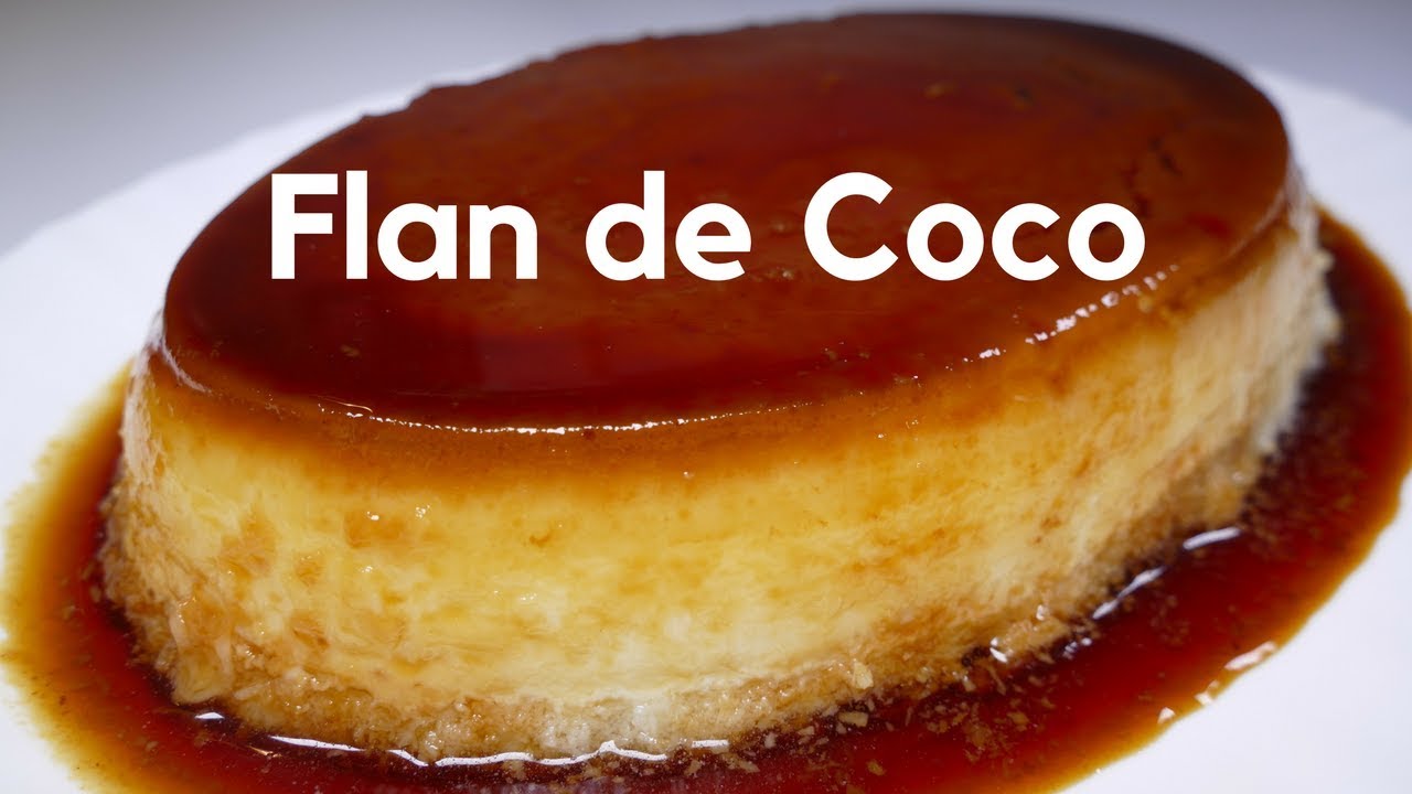 Flan de coco (receta casera)