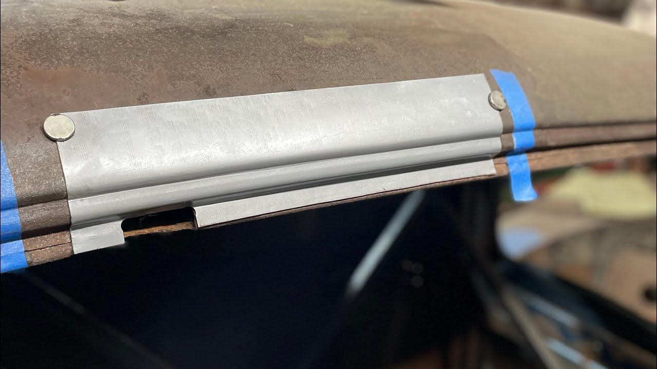 Fabrication of a 41 Chevy Truck upper windshield repair