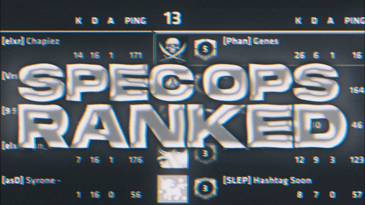 Special OPS Ranked | ALL KILLS AND DEATHS ! ( 26-6 )