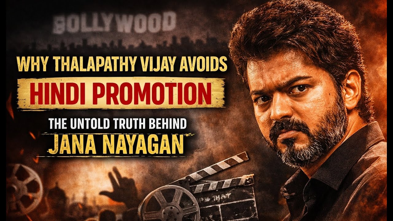Why Thalapathy Vijay Avoids Hindi Promotion: The Untold Truth Behind Jana Nayagan