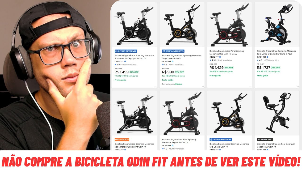 Bicicleta de Spinning Odin Fit &eacute; boa Minha opini&atilde;o sincera