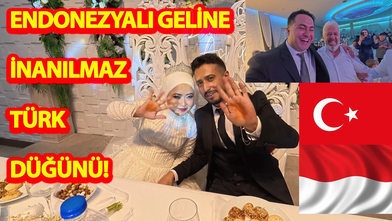 ENDONEZYALI GELİNE KAYSERİ`DE İNANILMAZ TÜRK  DÜĞÜNÜ!#endonezya #nikah