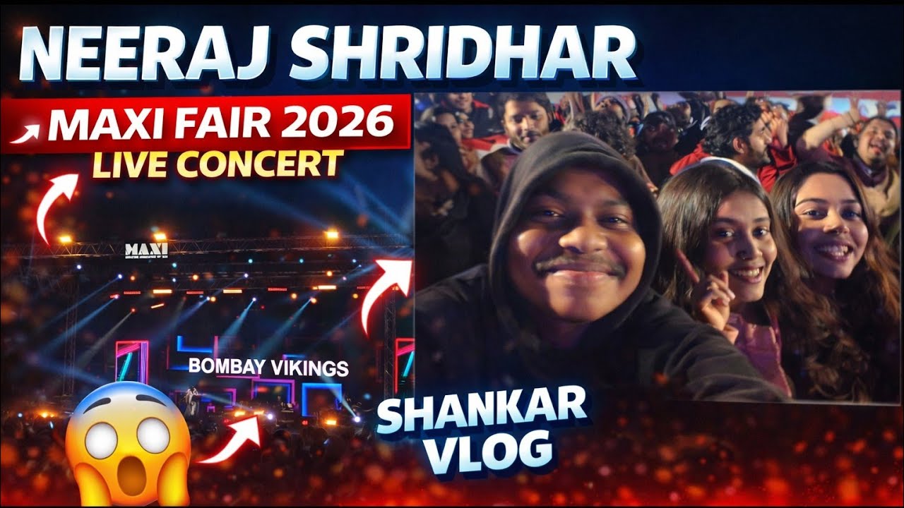 Neeraj Shridhar 🤩 Live concert ⚡ XLRI Jamshedpur | MAXI FAIR 2026 | Shankar VLOG 