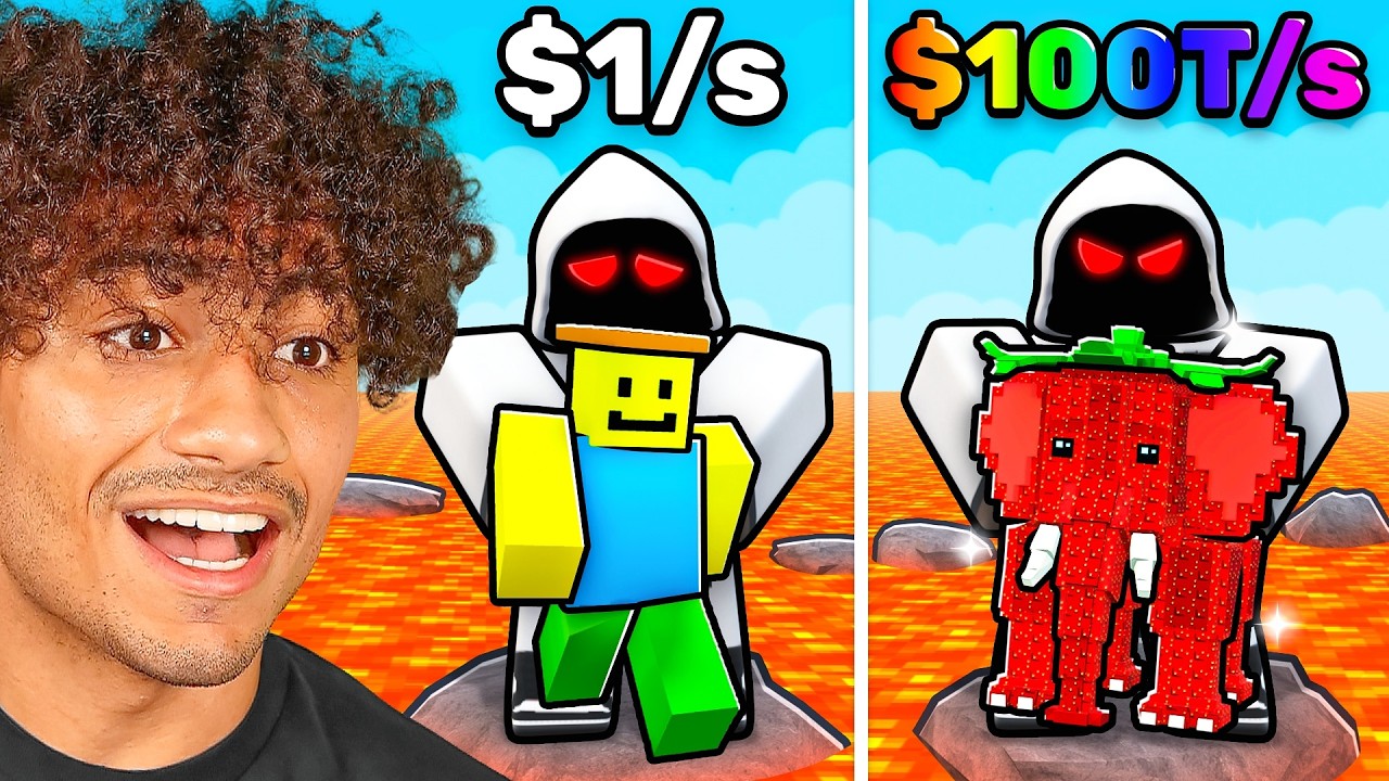 Starting Over Using ONLY ROBUX In Survive Lava For Brainrots..