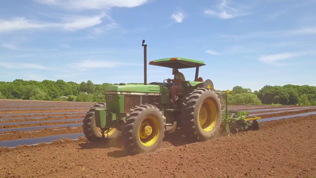 Farm from Above: Laying Plastic